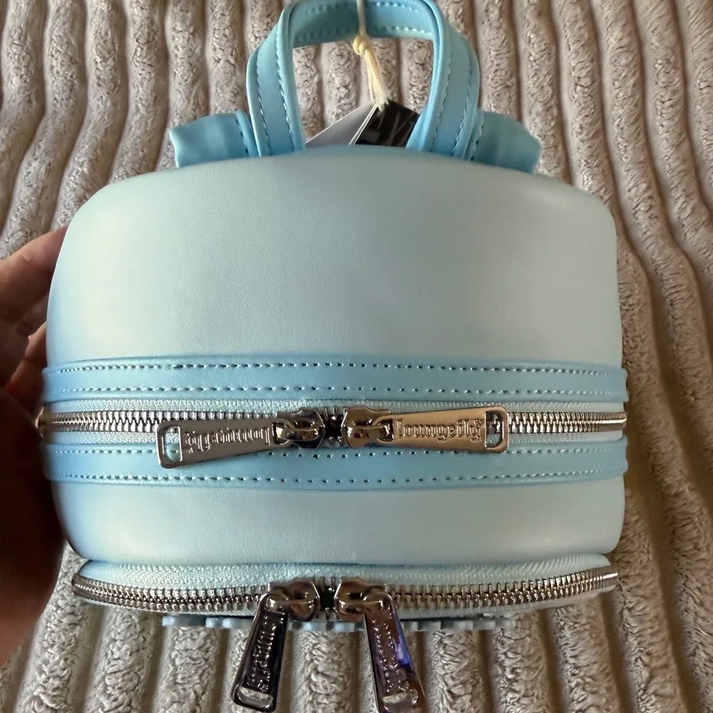 Disney Pixar‎ A Bugs Life Flik Dandelion Loungefly Mini Backpack Light Blue New